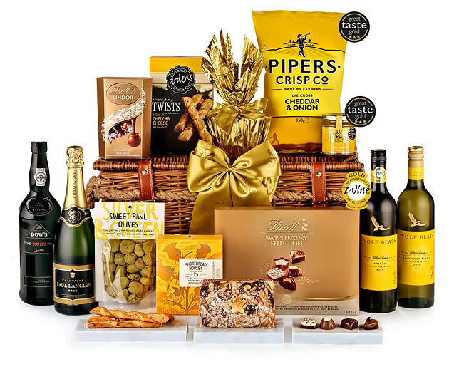 Thank You Grosvenor Hamper With Champagne